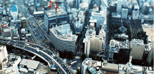 城市 日本 汽车 移轴摄影 立交桥 迷你东京