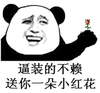 熊猫人 送你一朵花 恶搞 比装的不来送你一朵小红花