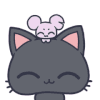 猫咪 老鼠 开心 蹦跶