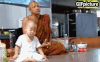 小沙弥   师傅  讲经   打瞌睡~