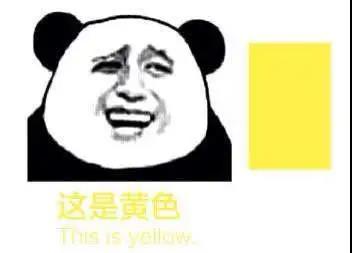 暴漫 熊猫头 这是黄色 给你点颜色看看 搞怪 逗