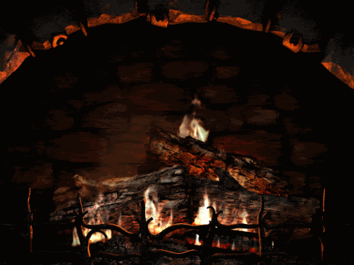 冷的 壁炉 温暖 冬季