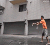 羽毛球 逆风 会玩 热身
