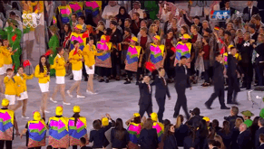 里约奥运会  开幕式 中国代表队