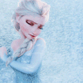冰雪奇缘 美女 性感 雪花