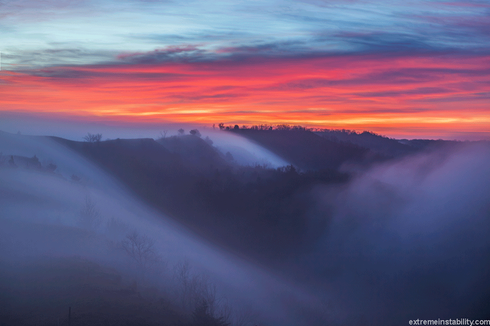 日出gif动态图片,大雾爱在黎明破晓前美丽动图表情包