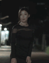 美女 夜晚 跳舞 长头发