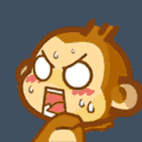 小猴子 惊恐 黑脸 魔性