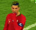 世界杯 葡萄牙 C罗 咬手指