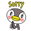 动漫 企鹅 卖萌 SORRY