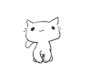 猫咪 可爱 摇晃 开心