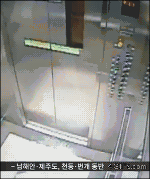 监控 电梯 可怕