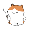 仓鼠 可爱 吸烟 搞笑