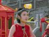 嘿 唐艺昕 美女 耳环