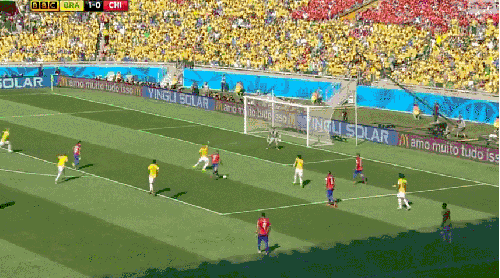 巴西 巴西世界杯 智利 桑切斯 破门 足球