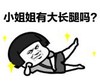 暴漫 文字表情包 小姐姐有大长腿吗 搞笑 逗 沙雕