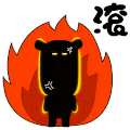 黑猫 大火 滚蛋 燃烧
