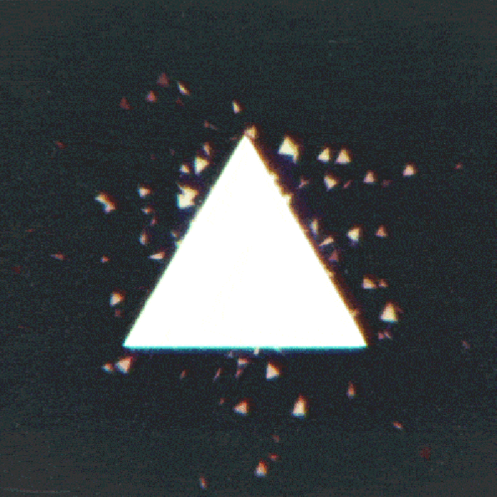 三角形 设计 发光 变大