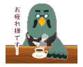 卡通 咖啡 冒热气 眼镜