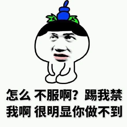 暴漫 搞笑 雷人 斗圖 怎么 不服啊 踢我禁我啊 很明顯你做不到