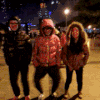 逗比 抖腿 搞笑 寒冷