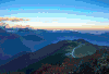 自然风景 唯美 高山 天空 日落