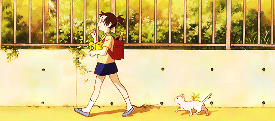 卡通 女孩 猫咪