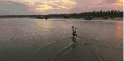 东方市 夕阳 树林 海南省 海滩 渔民 纪录片 航拍中国 英潮港