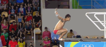 里约奥运会 跳水 10米台 男子 邱波 慢动作