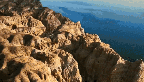 新疆 沙漠 海上魔鬼城 纪录片 航拍中国 阿勒泰地区 池