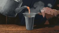 茶 tea 动画 冒烟