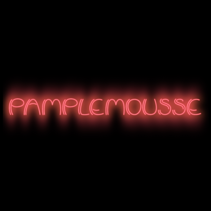 排版 霓虹灯 灯 闪烁 类型 签名 话 字母 法国人 刻字 葡萄柚 标记 法语 pamplemousse