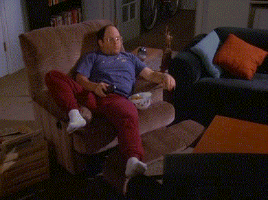 沙发 懒惰 电视 小零食 宋飞正传 Seinfeld 懒人 周日 周末 周末好时光