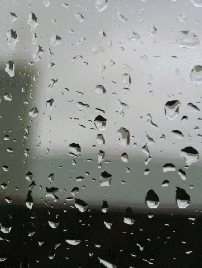 二次元 下雨 玻璃 雨滴