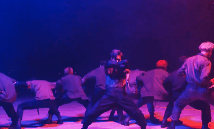 EXO MV monster 动作 摆动 整齐 跳舞