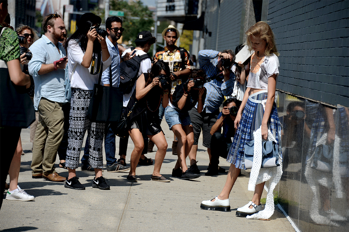 纽约时装周 街头 时尚 摄影