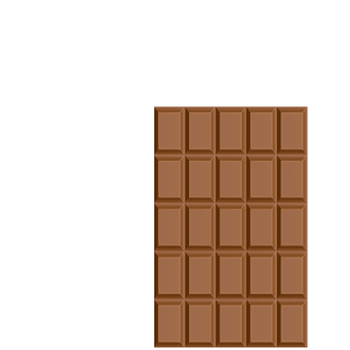 巧克力 图形 变化 分割