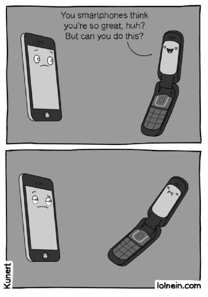 手机 折叠手机 说话 比试