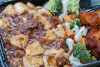 豆腐 辣椒油 勺子 吃饭