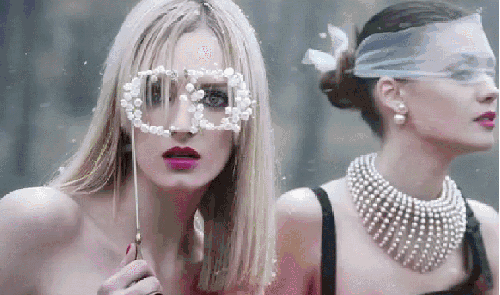 Dior广告 凡尔赛宫系列 眼罩 秘密花园 美女