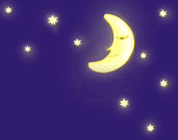 月亮 星空 闪耀 可爱