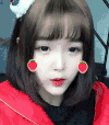 特效视频 草莓女孩 可爱 大眼睛