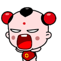 招财童子 大叫 夸张 搞笑