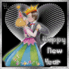 新年快乐 亲嘴 公主 王子