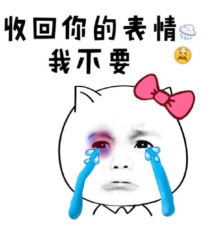 收回你的表情gif我不要gif斗图gif搞笑gif可爱gif哭泣gif