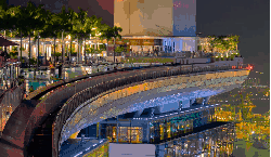 Singapore Singapore2012延时摄影 ZWEIZWEI 城市 新加坡 新加坡滨海湾金沙酒店 观景台
