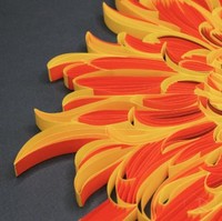 衍纸 唯美 花朵 壁纸