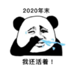 暴漫 文字表情包 2020年末 我还活着 搞笑 逗 沙雕