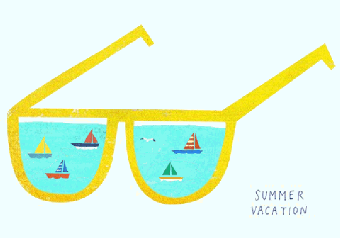 眼镜 海洋 帆船 动画