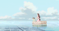 水桶 漂浮 大海 梦幻